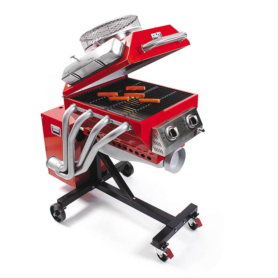 Genuine Hotrod Hardware® Motor Head V8 Barbeque Gas Grills MHGRG Free