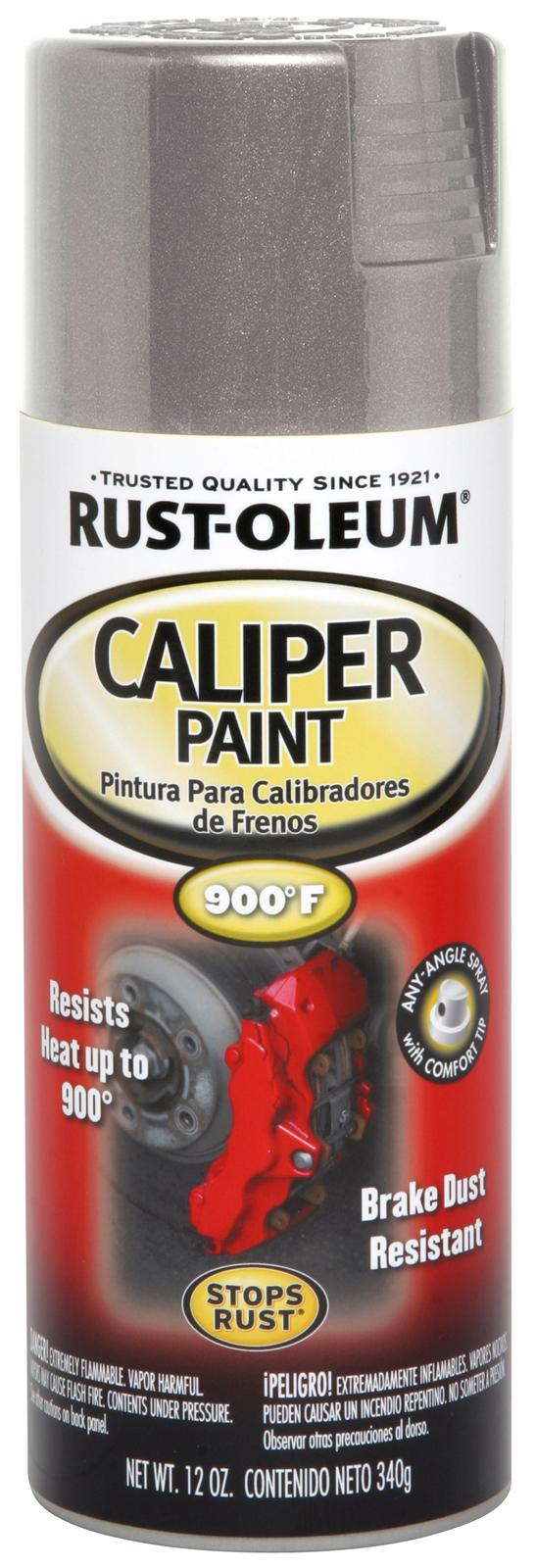 RustOleum Paint Brake Caliper High Temperature Gloss Silver Aerosol 12