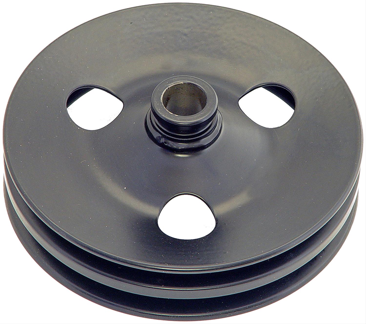Dorman Power Steering Pulley VBelt 2Groove Steel Black GM Each 300