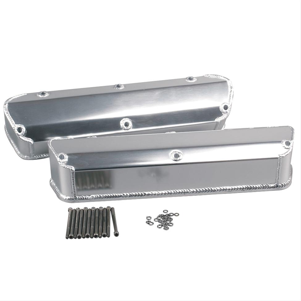 Summit Racing Fabricated Valve Covers 440625 Ford Small Block V8 Clear