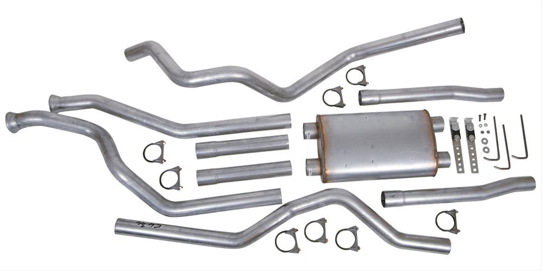 Summit Racing Exhaust System Chambered HeaderBack Steel Chevy GMC Pickup Kit eBay