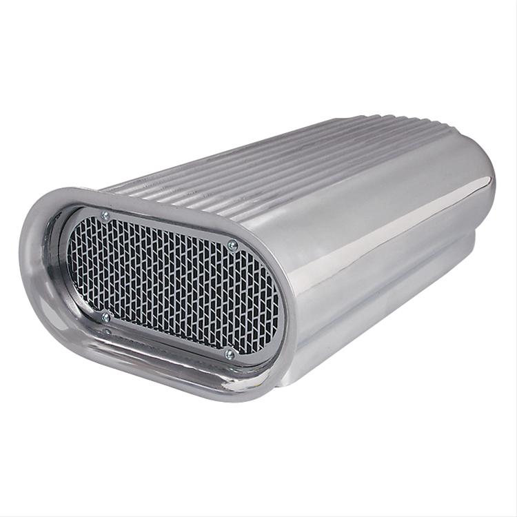 Summit Carburetor Scoop Aluminum Polished HilbornStyle Single