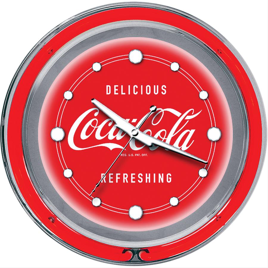 Genuine Hotrod Hardware® CocaCola Neon Wall Clock 1400V3 eBay