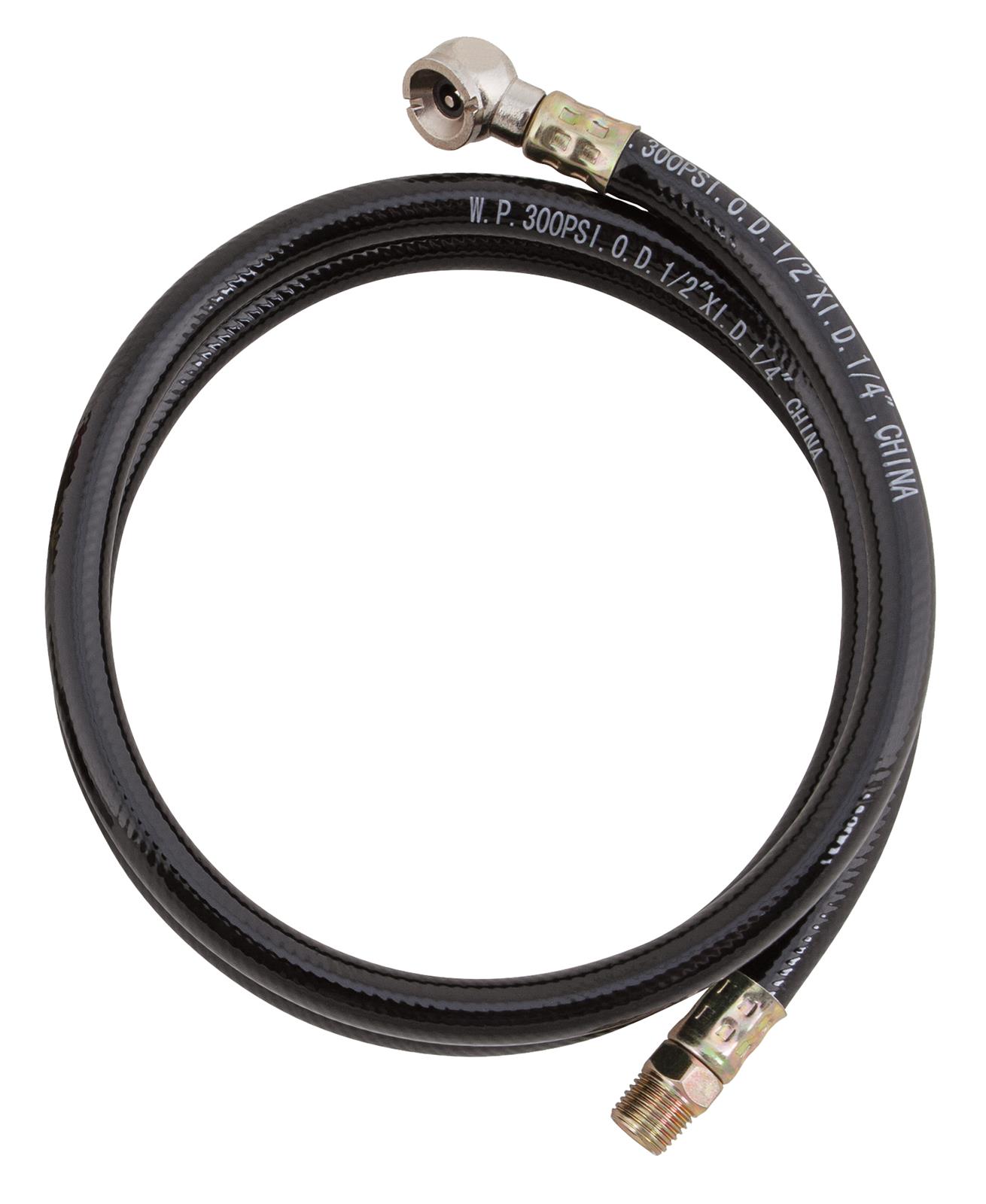 Performance Tool Air Hose 48 in. Length Tire Chuck 1/4 in. NPT Female