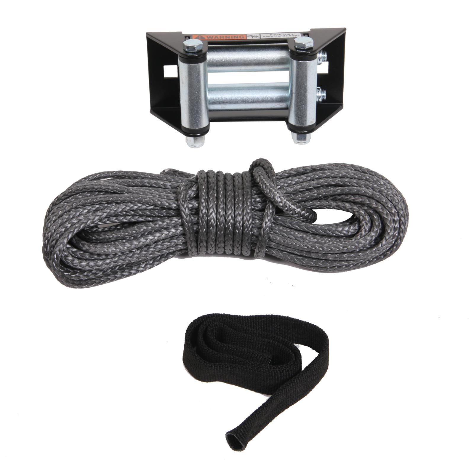 Warn 72128 Synthetic Winch Rope 3 16" Diameter 50 ft Length Kit eBay