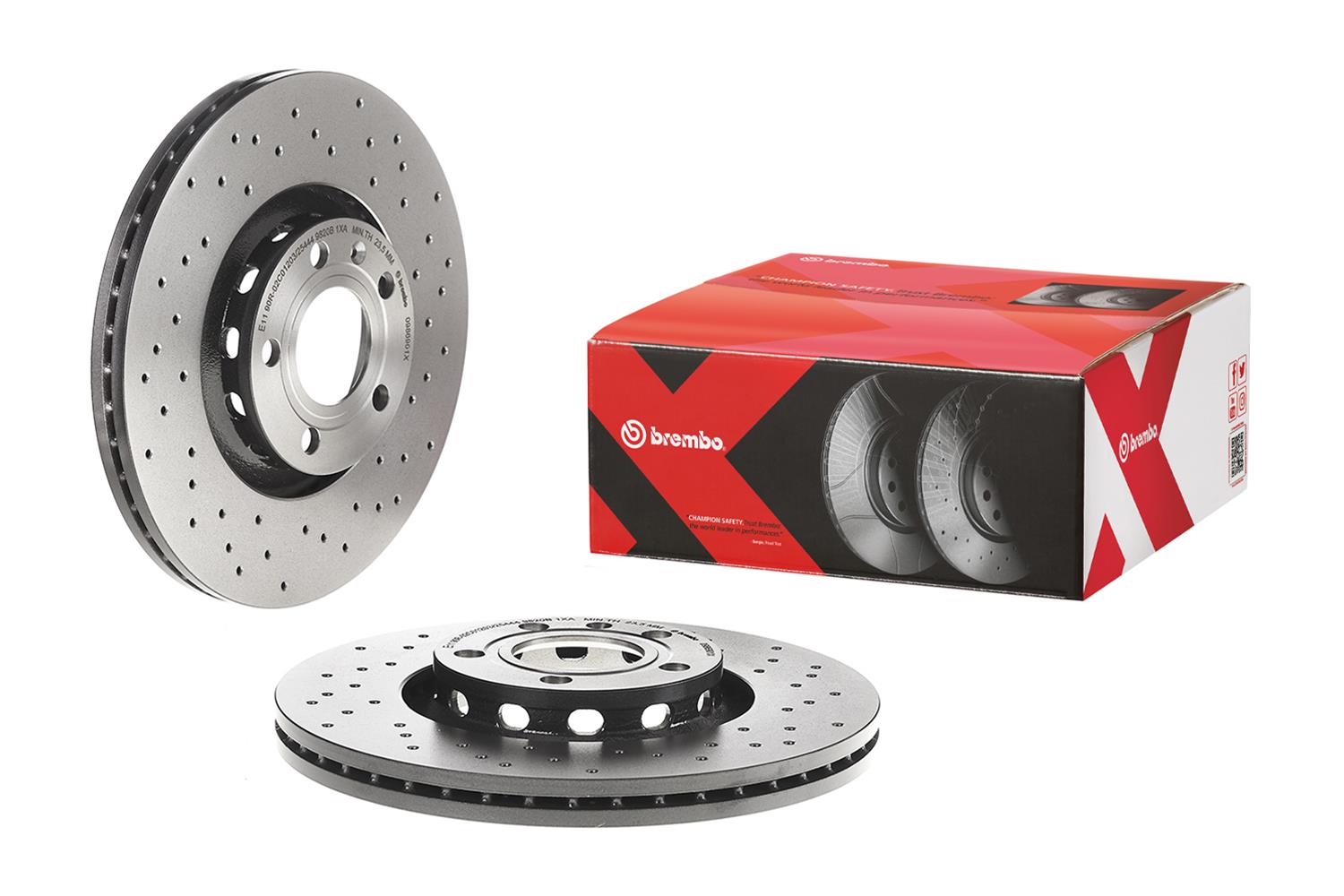 Brembo 09 8690 1X Brembo Premium UV Coated Brake Rotors Summit Racing