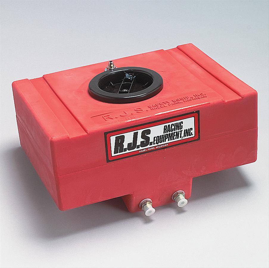 RJS Drag Racing Fuel Cell 8 Gallons Plastic Red 10993 19.75"x14.625"x7