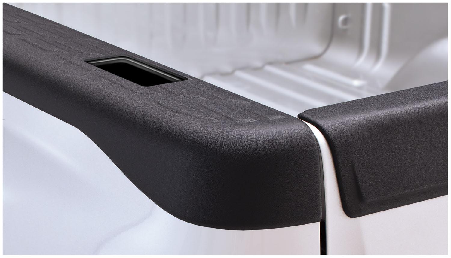 Bushwacker 49525 Bed Rail Caps Ultimate Plastic Matte Black Textured