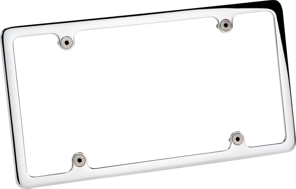 Billet Specialties License Plate Frame Aluminum Polished Ea 55120 eBay