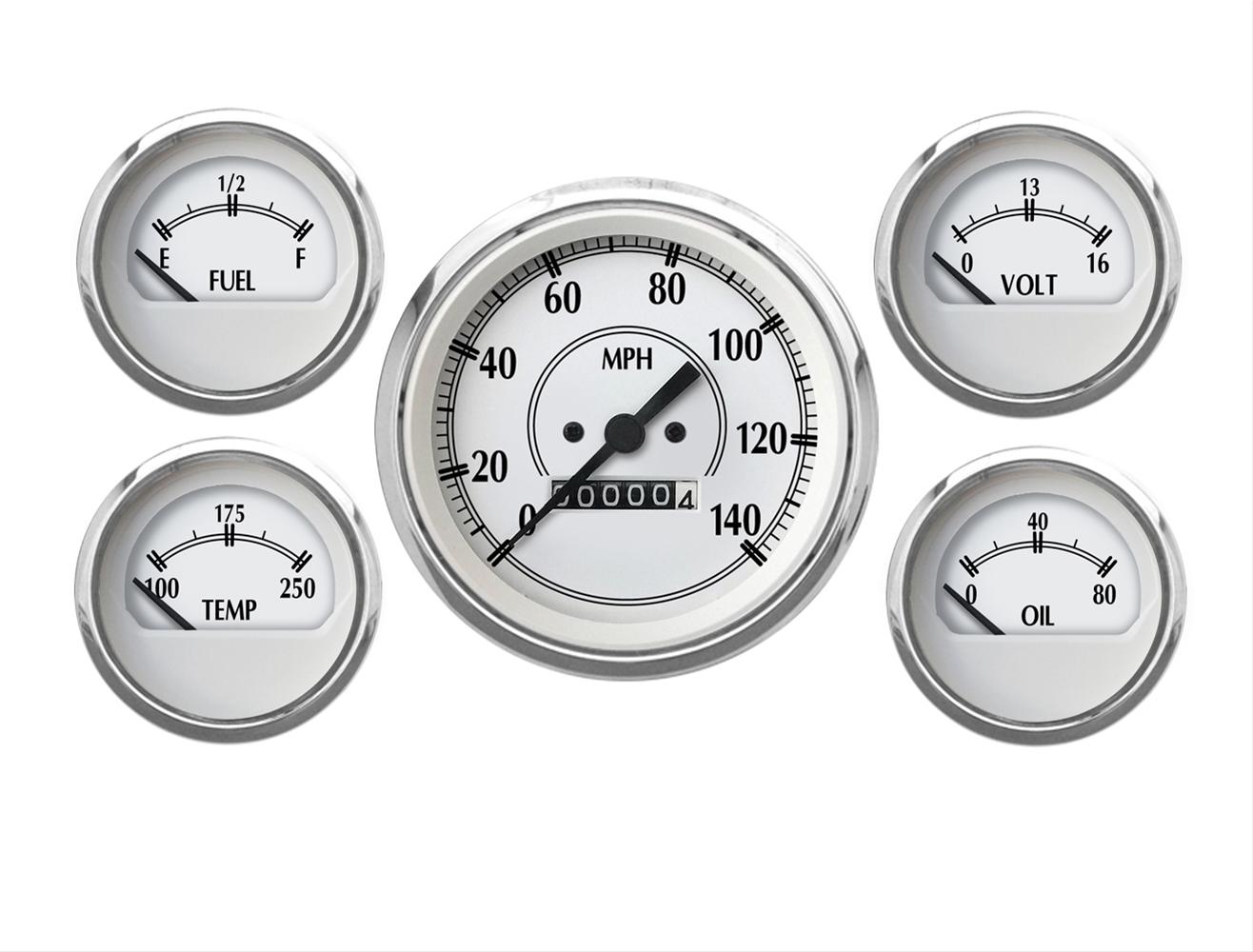 Cal Custom Heritage Series Analog Gauge Kit 223350403 eBay