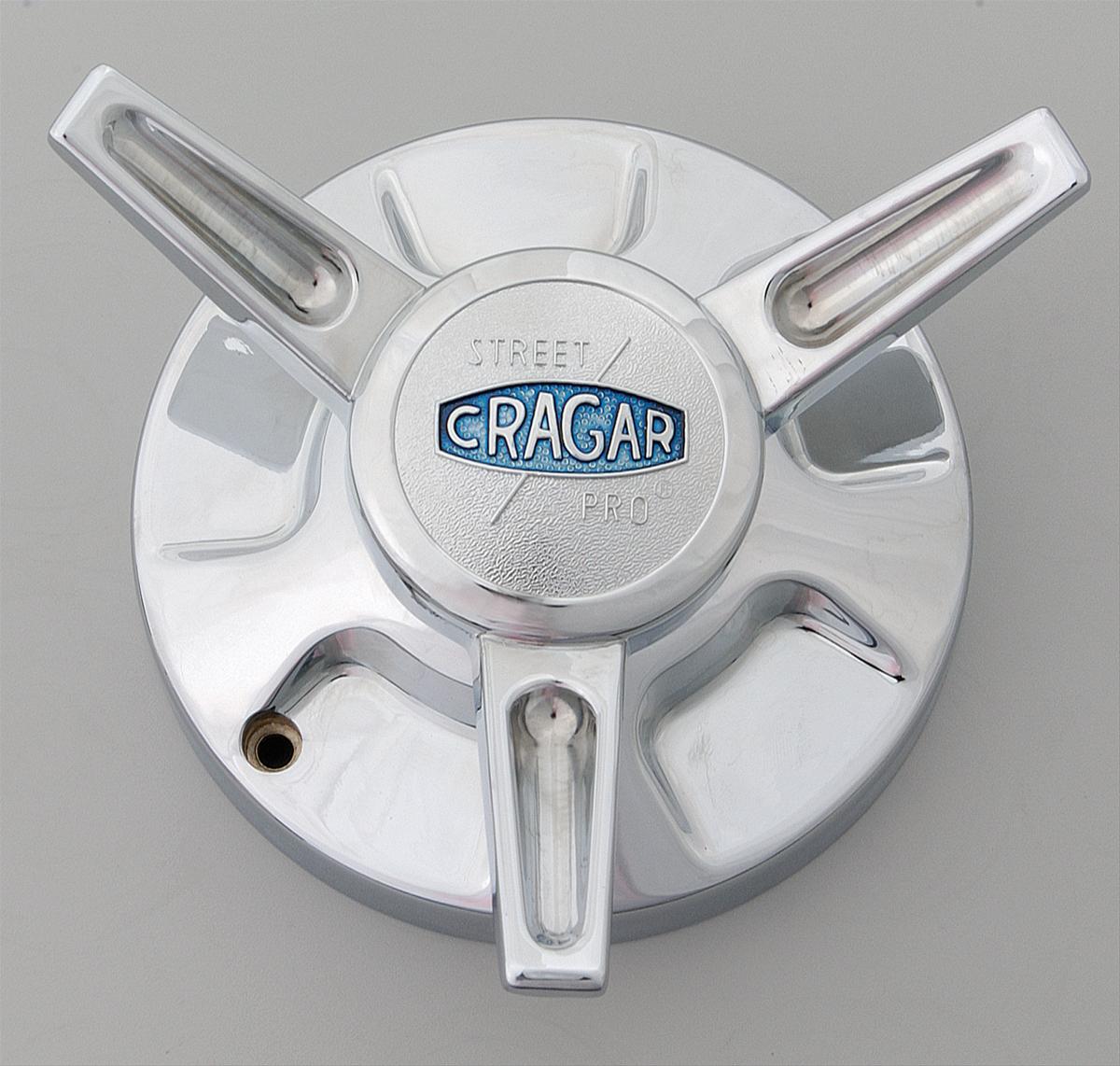 Cragar Center Cap BoltOn Spinner Chrome Aluminum 390SK Cragar Logo eBay