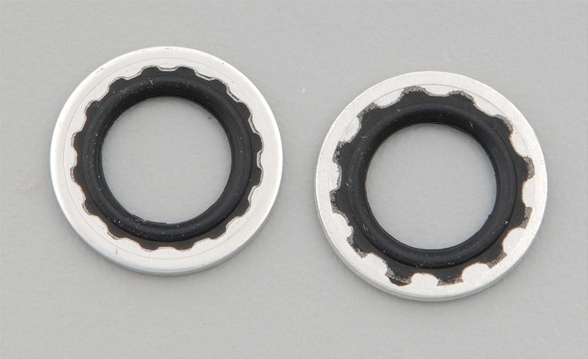 Earl's 178007ERL Washers Stat O Seal 4 An Aluminum with O Ring Pair eBay