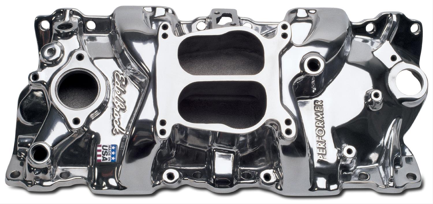 Edelbrock Performer Intake Manifold 21011 Chevy SBC 283 327 350 For