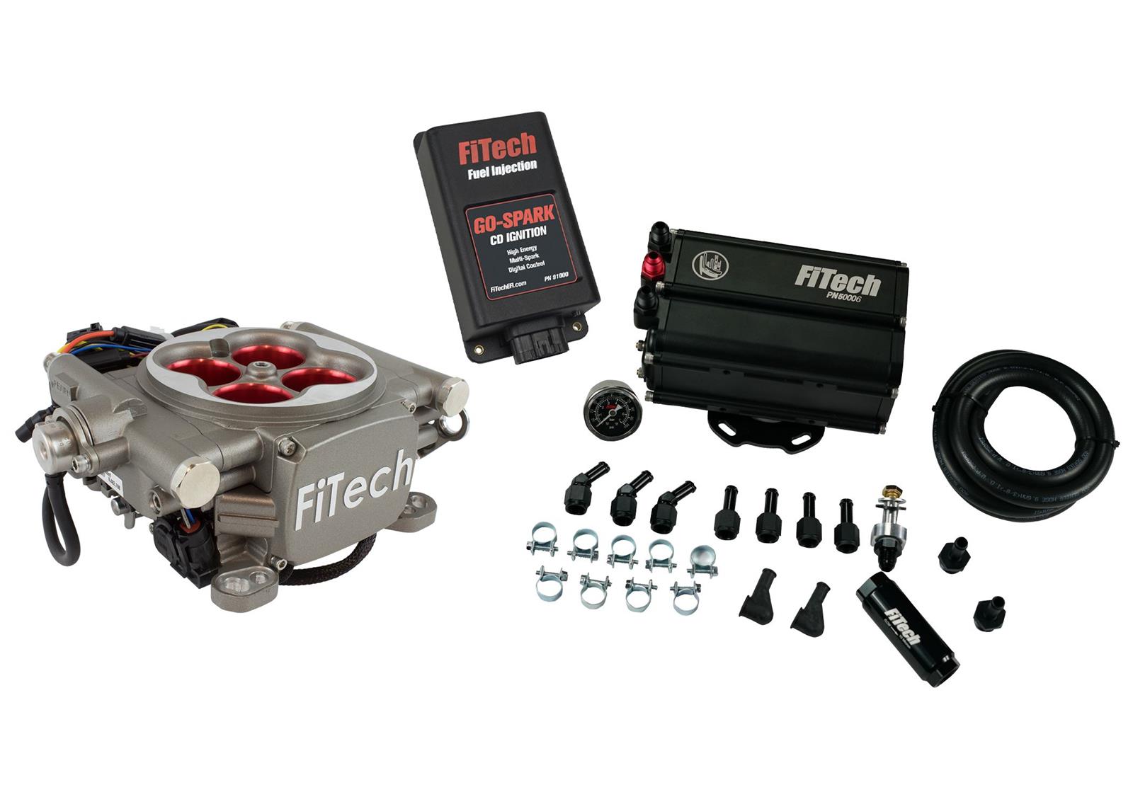 FiTech Fuel Injection 35503 FiTech Go Street EFI 400 HP Self Tuning