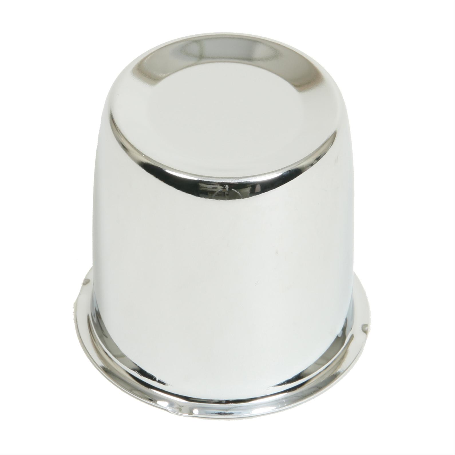 Gorilla Automotive Center Cap Hub Cover Pushthrough Dome Steel Chrome
