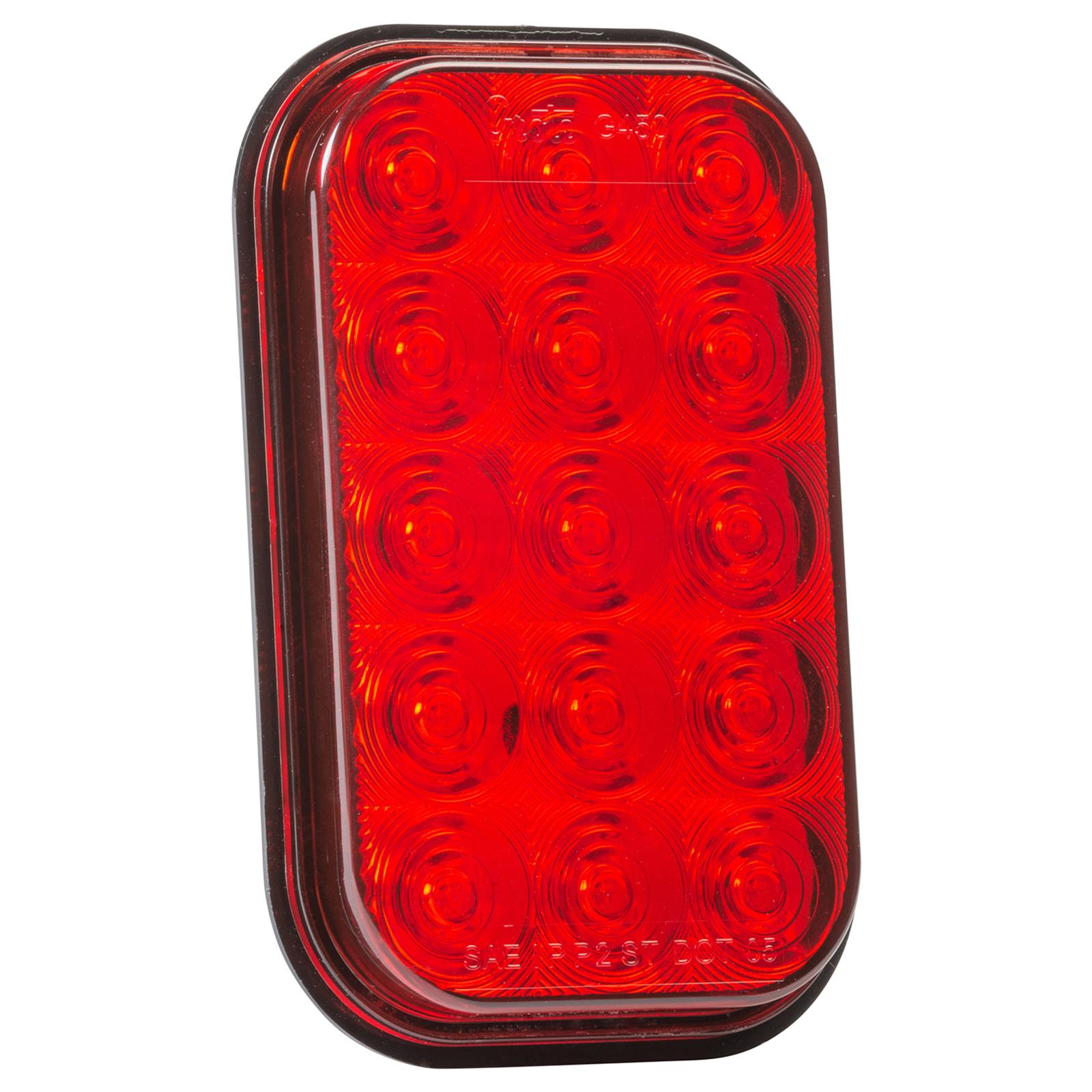 Grote Trailer Light Stop/Tail/Turn Lamp Rectangular Hi Count LED Red eBay
