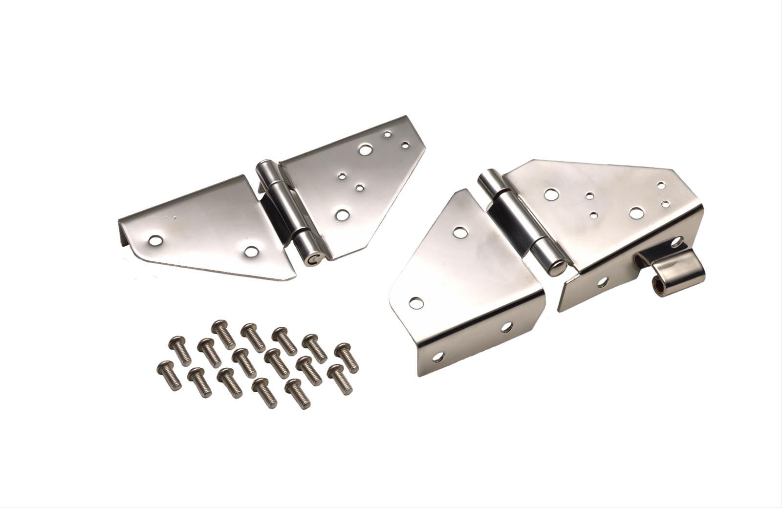 Stainless jeep windshield hinges #2