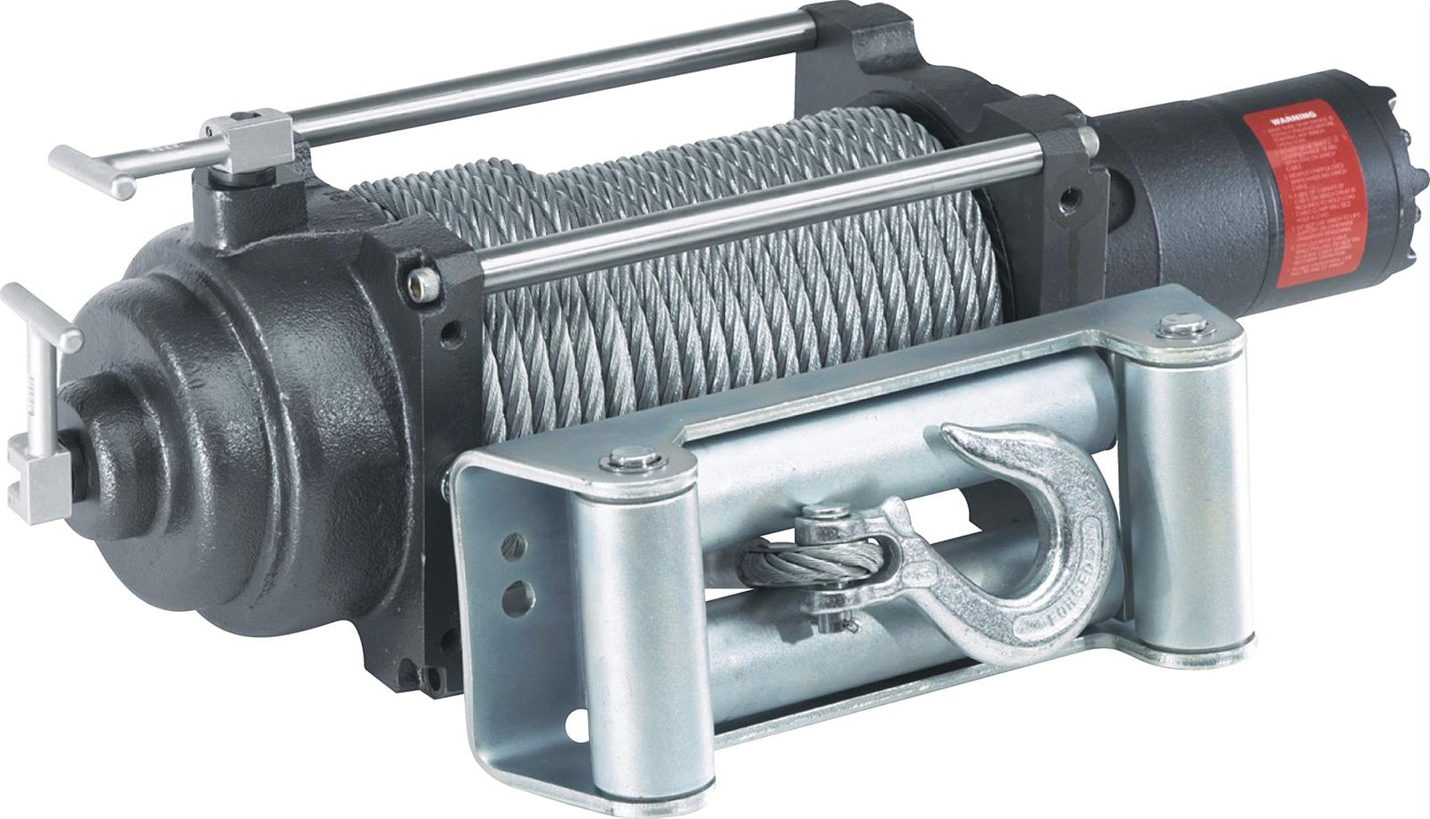 Mile Marker Hydraulic Winch 70 52000C 12000 lbs 3 8"X100' Line Roller