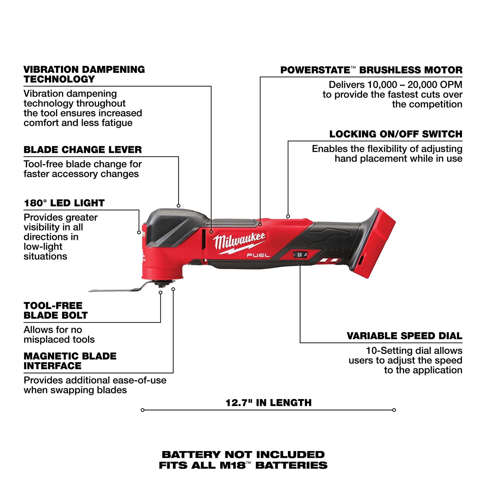 Milwaukee Tool Milwaukee M Fuel Oscillating Multi Tools