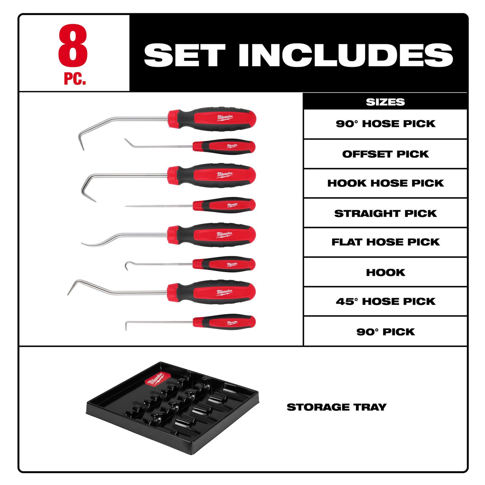 Milwaukee Tool Milwaukee Piece Hook And Pick Sets Summit