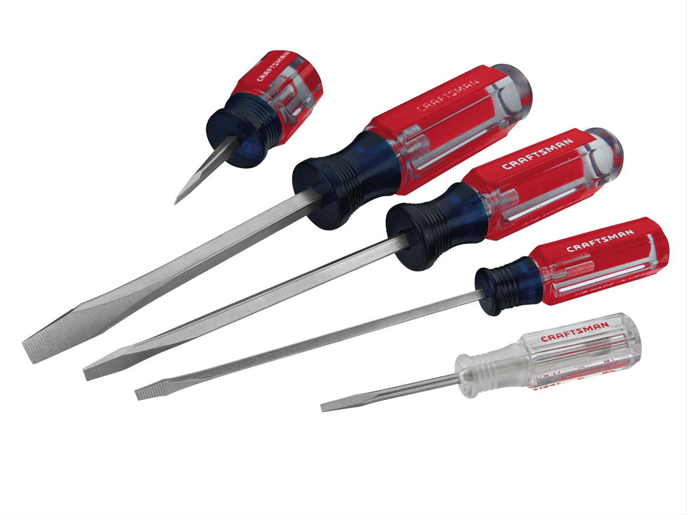 craftsman-947137-screwdrivers-slotted-set-of-5-ebay