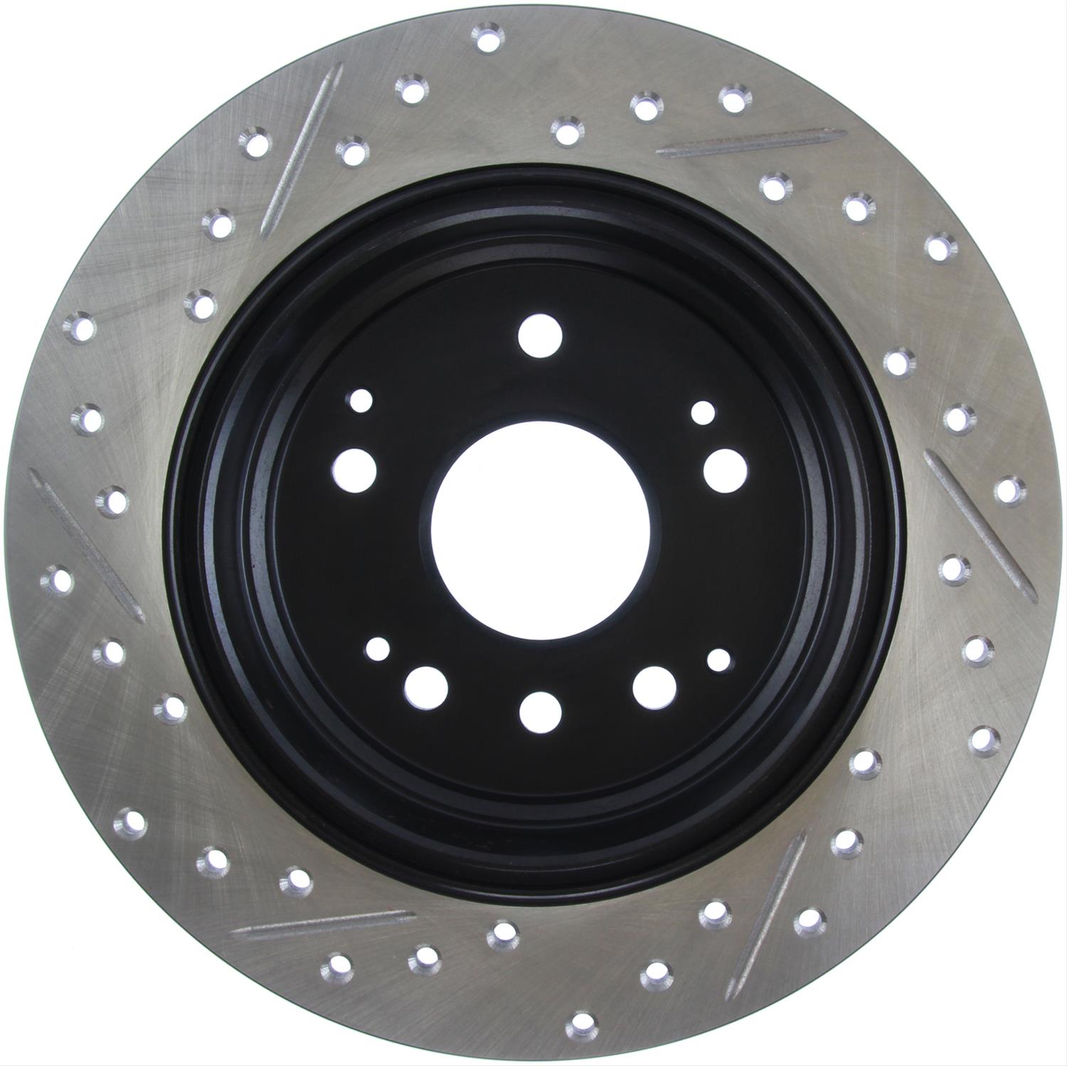 StopTech 127 40061L StopTech Drilled And Slotted Brake Rotors Summit