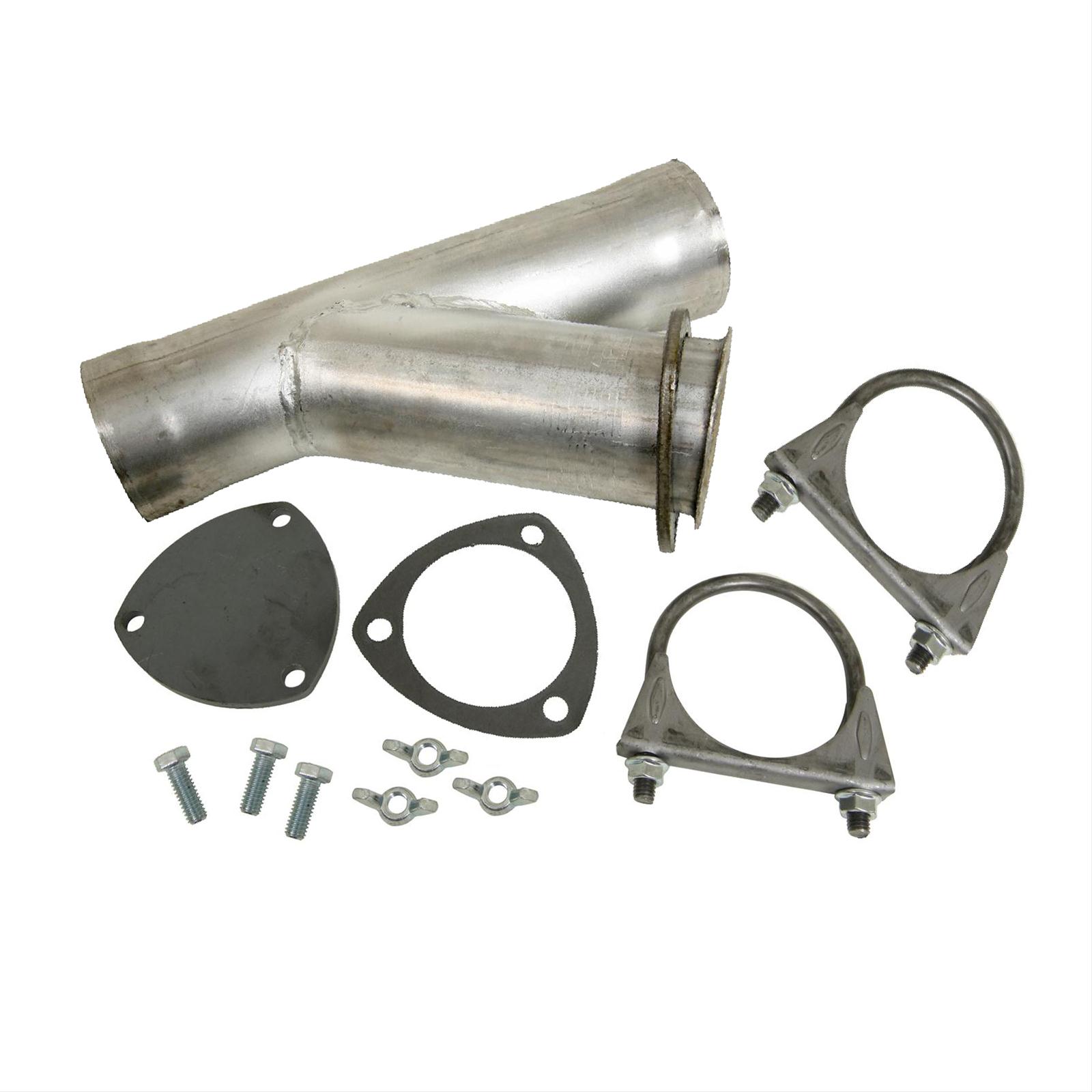 Summit Racing Exhaust Cutout Manual Steel Weld or ClampOn 3 1/2