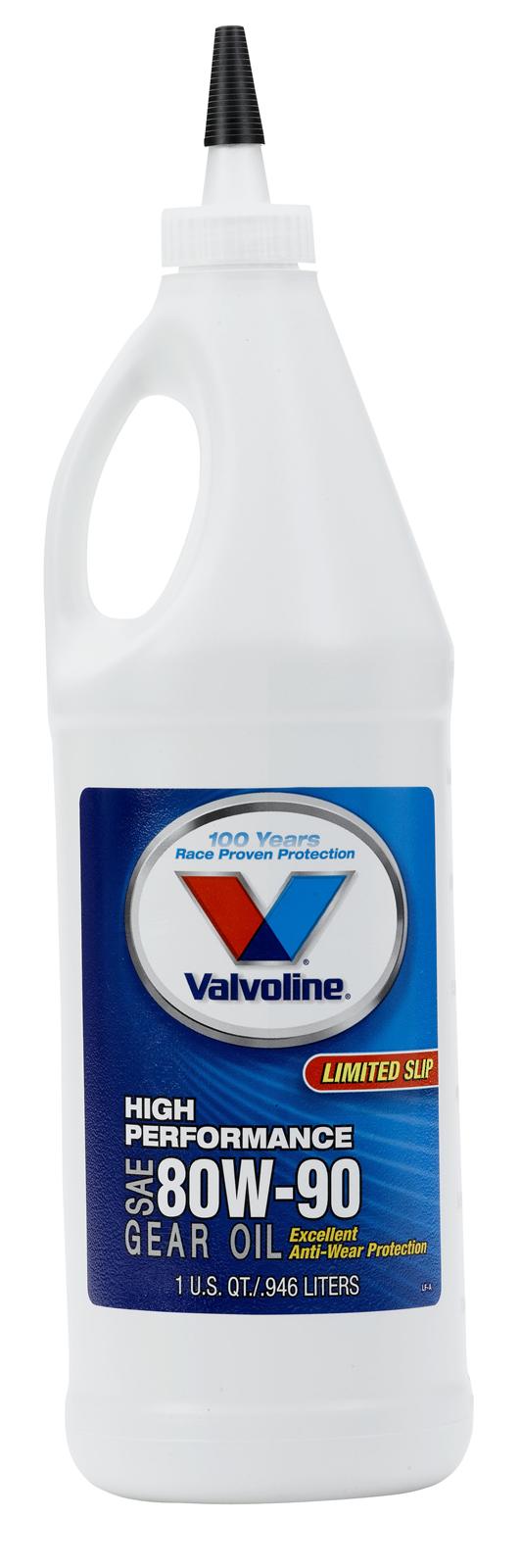 Valvoline Gear Lube High Performance 80W90 Limited Slip Additive 1 qt. Each