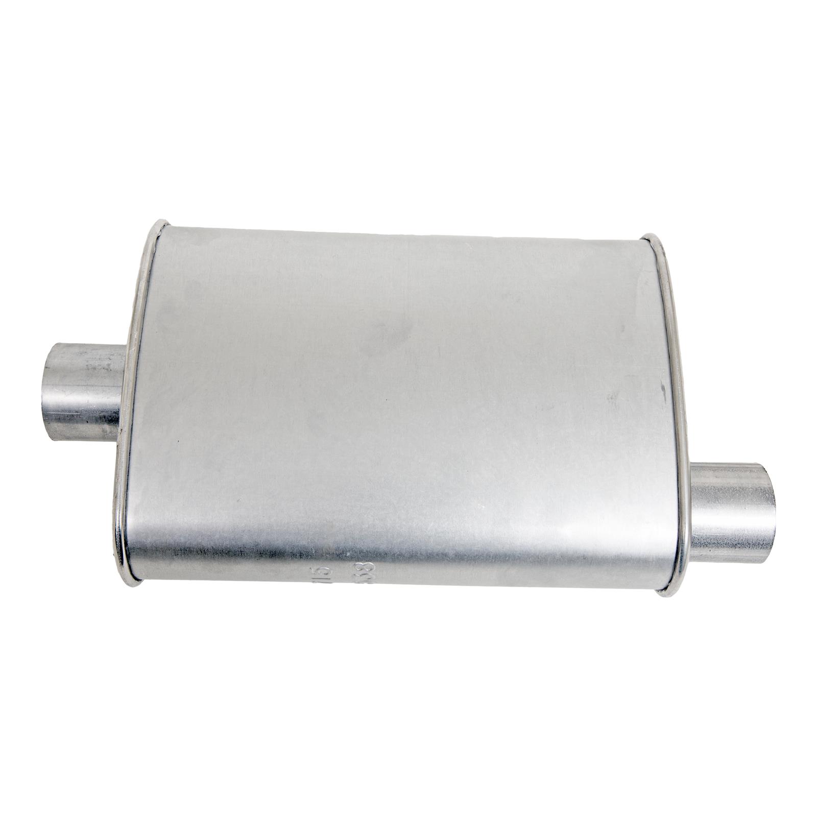 Walker Exhaust Muffler Thrush Turbo 2 1 2" Inlet 2 1 2" Outlet Steel ea