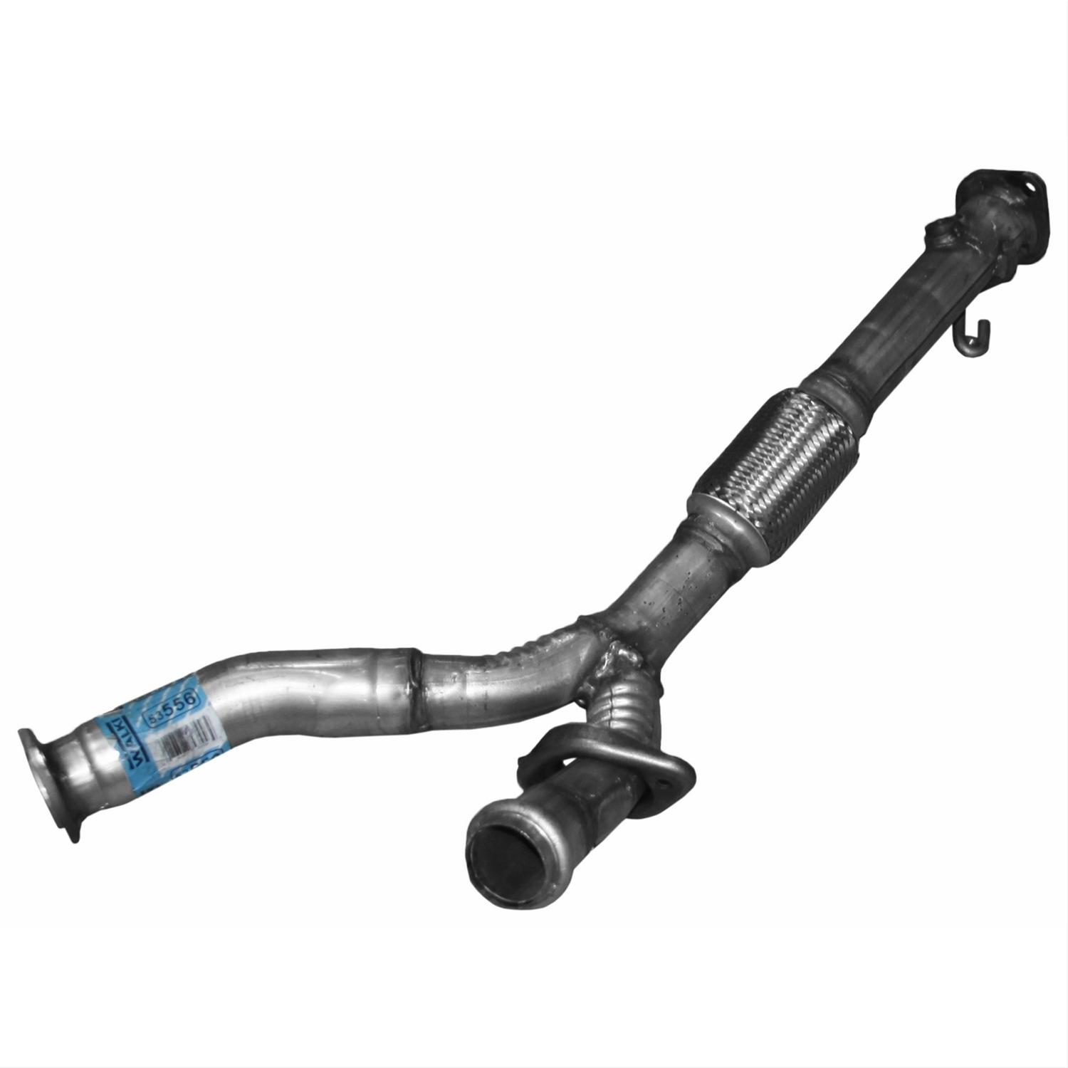 Exhaust y-pipe with flex joint