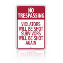 Genuine Hotrod Hardware Parking Signs