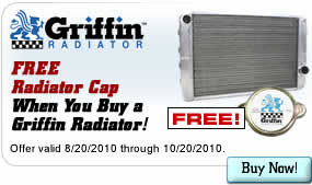 FREE Radiator Cap When You Buy a Griffin Radiator
