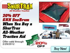 20% Off GHH SnoBrum When You Buy a ShurTrax All-Weather Traction Aid