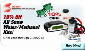 10% Off All Snow Water/Methanol Kits