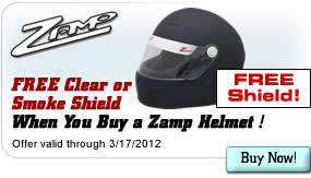 FREE Clear or Smoke Shield When You Buy a Zamp Helmet