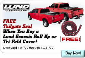 FREE Tailgate Seal When You Buy a Lund Genesis Roll Up or Tri-Fold Cover