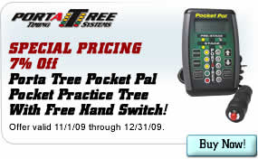 Special Pricing on Porta Tree Pocket Pal Practice Tree With Free Hand Switch