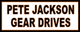 See parts for Pete Jackson Gear Drives