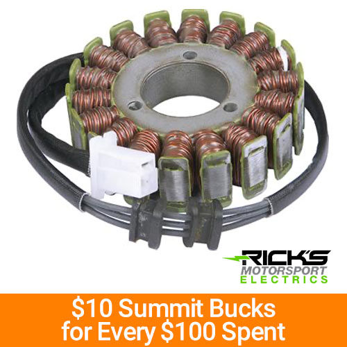 Rick's Motorsports Electrics - Earn $10 Summit Bucks for Every $100 Spent
