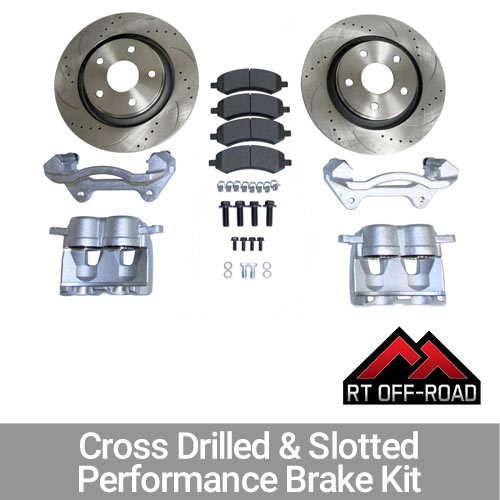 RT Off-Road Cross Drilled & Slotted Performance Brake Kit
