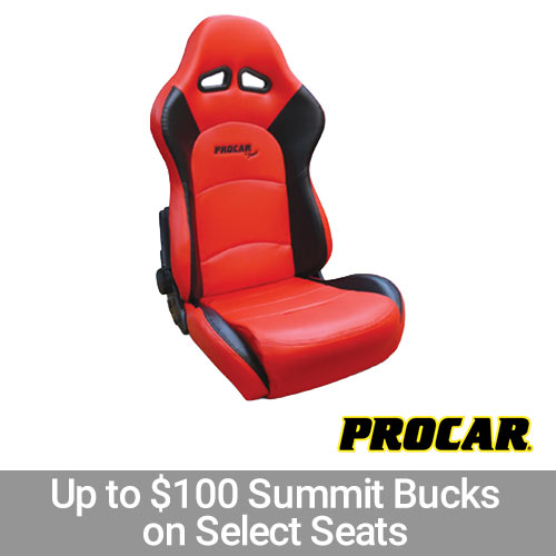 Procar - up to $100 Summit Bucks on Select Seats