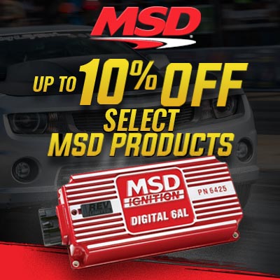 Up to 10% Off Select MSD Ignition Products