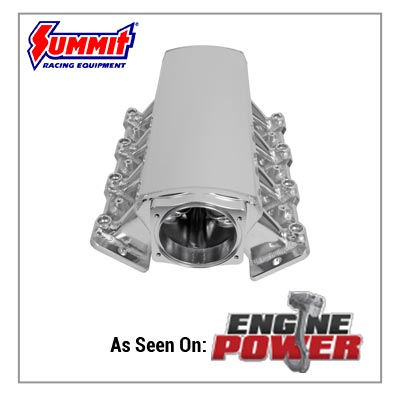 Summit Racing Chevy LS1-LS2-LS6 Fabricated Cathedral Port 102mm Intake Manifold
