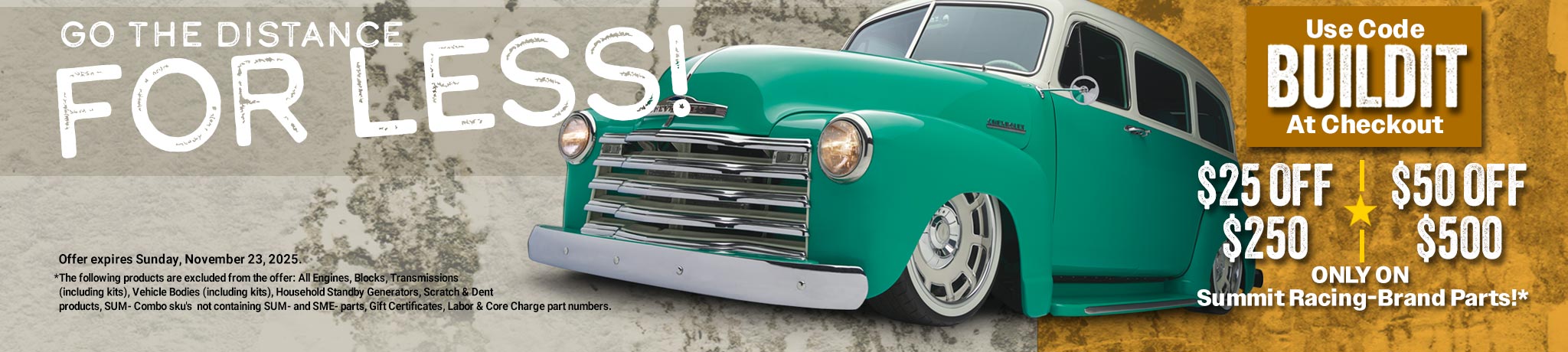 Summit Racing Performance, Restoration & Replacement Parts & Tools