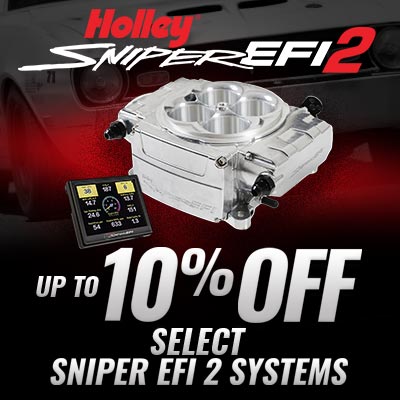 Up to 10% Off Select Holley Sniper 2 Products
