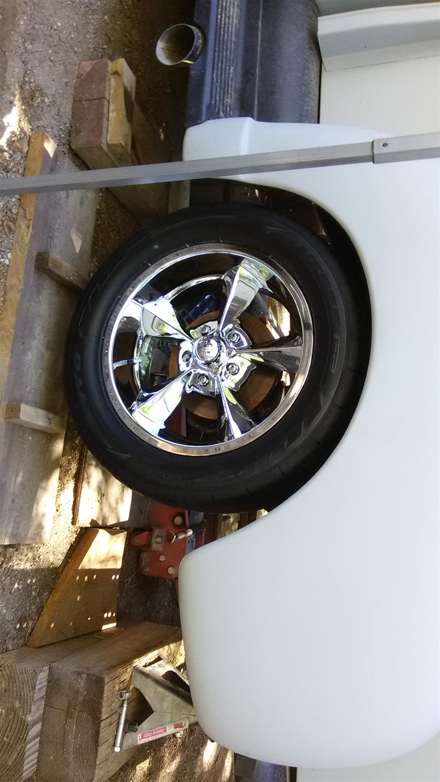 Voxx Wheel OS 780-5475-06 C Voxx B/G Rod Works Old School Chrome Wheels ...