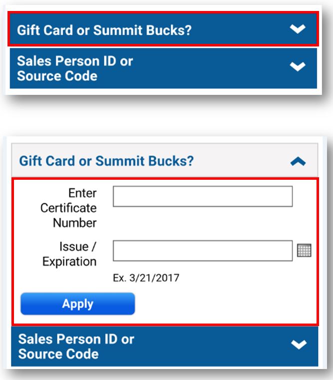 Summit Racing Gift Card