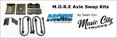 M.O.R.E Axle Swap Kits