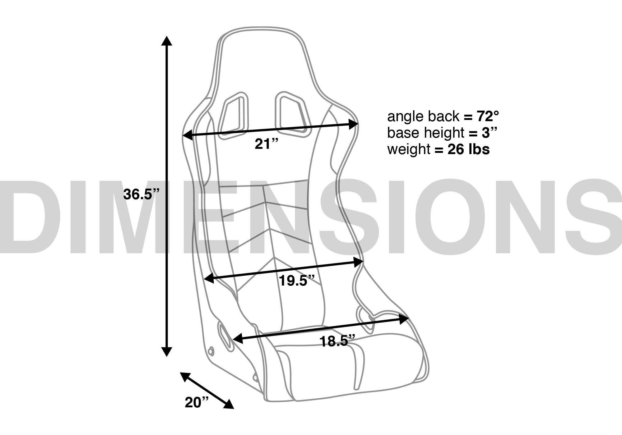 Corbeau Seats USA 34901WPS Corbeau DFX Seats | Summit Racing