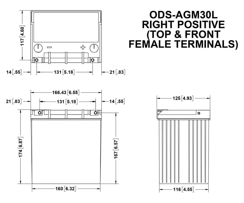 Odyssey Battery ODS-AGM30L Odyssey Extreme Batteries | Summit Racing